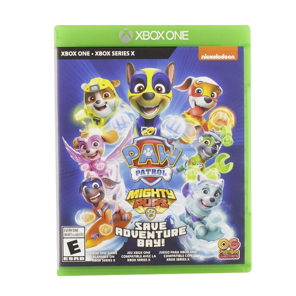 🐭♡Xbox One PAW Patrol Mighty Pups Save Adventure - Green Case